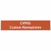 Picture of Custom Laser Engraved Pelican 1510 Nameplate (2-Text Lines, Orange)