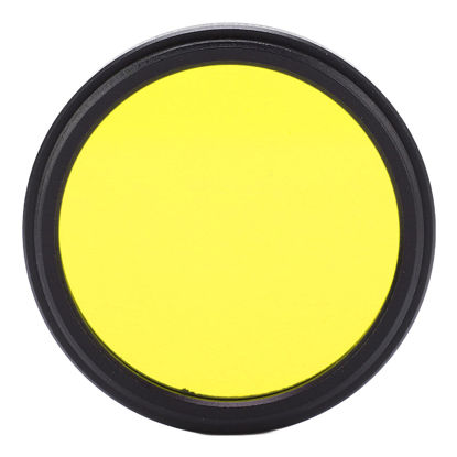 Picture of 37mm Full Color Lens Filter, Colored Filter with Storage Box for Photography, SLR Camera Accessories, Red/Green/Blue Orange/Yellow Filter (Yellow)