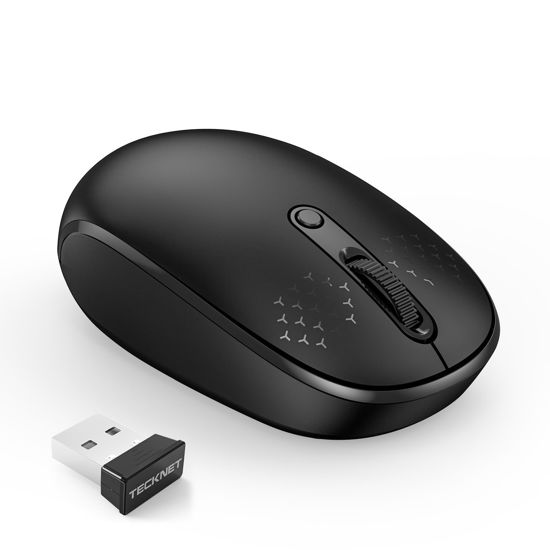 GetUSCart Wireless Mouse, 2.4G Quiet Computer Mouse with USB