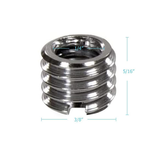 GetUSCart- Foto&Tech Metal 1/4 inch to 3/8 inch Tripod Thread Adapter ...
