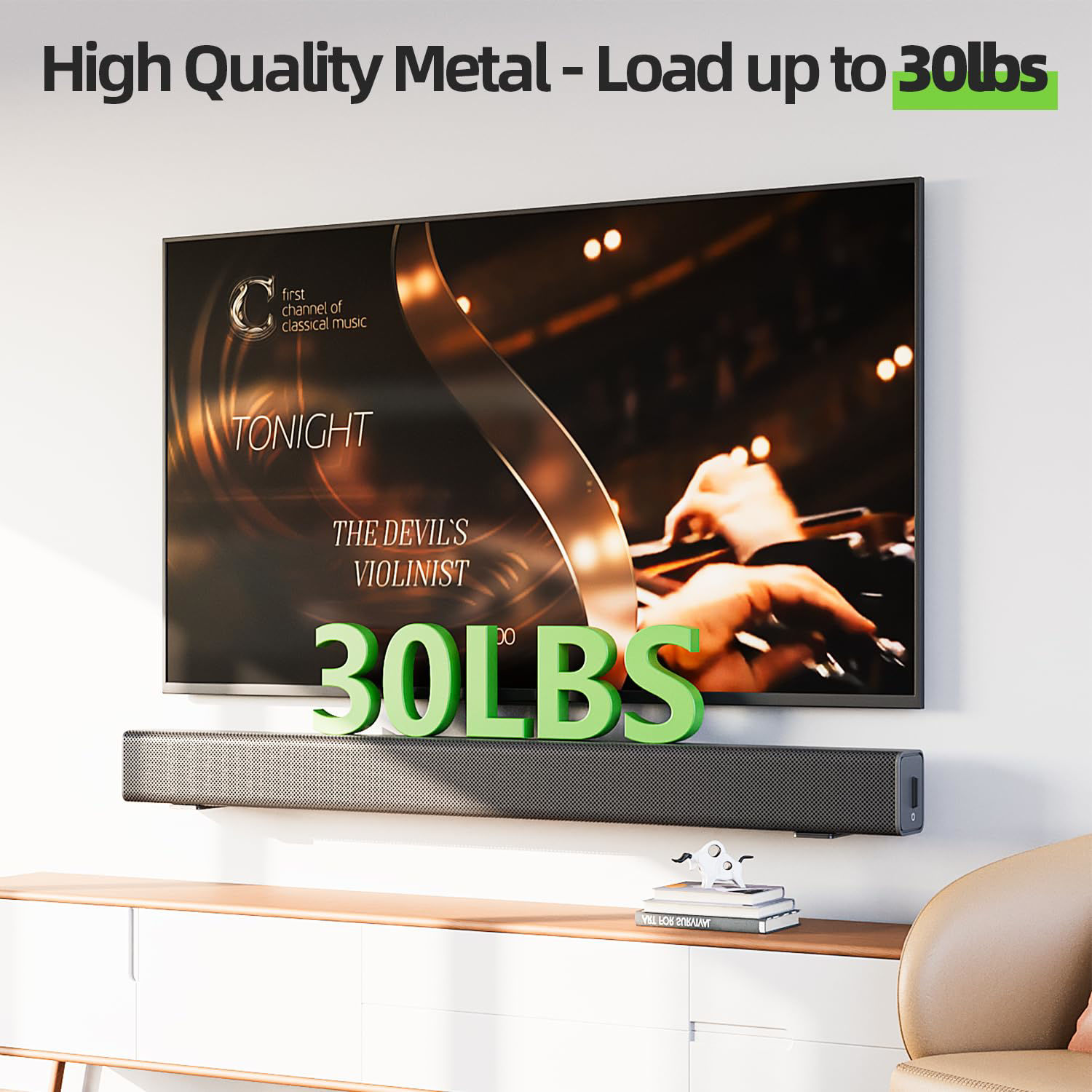 GetUSCart Soundbar Mount for Samsung, Sony, LG, Vizio, Bose, Onn