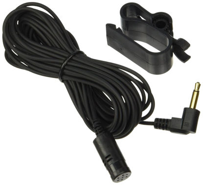 Picture of Universal for Kenwood JVC Sony Jensen Alpine Replacement Bluetooth Microphone Mic 3.5mm Jack 15ft Long Cable with Clip Mount for All BT Enabled Radios