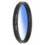 Picture of Lens Filter 58mm Gradient Filter Multilayer Coating Waterproof Gradual Colour Lens Filter for Camera Filters for Various Effects (Blue)