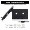 Picture of ASHATA Car Audio Cassette Adapter, 3.5mm Auxillary Cable Cassette Receiver,Stereo Audio Tape Converter, Cassette Tape to Aux Adapter,for Vintage Car,Radio