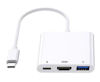 Picture of USB C to HDMI Multiport Adapter, USB C Digital AV Adapter for iPhone 15, Multiport AV Adapter with 4K HDMI Output USB 3.0 Port & USB-C Fasting Charging Port Compatible for MacBook Pro, iPad Air