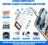 Picture of USB C SD Memory Card Reader, Type C Camera Adapter Trail Viewer for iPhone15/ iPad MacBook/Air/Pro iMac/Samsung Galaxy Android