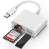 Picture of MujuDoler USB C SD Card Reader for iPhone 15 iPad Mac 3 in 1 USB-C Memory Trail Camera Card Adapter with Dual Slots & USB Port for Mac MacBook Pro/Air/Mini Android Laptop More USBC Typec Devices