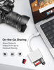 Picture of MujuDoler USB C SD Card Reader for iPhone 15 iPad Mac 3 in 1 USB-C Memory Trail Camera Card Adapter with Dual Slots & USB Port for Mac MacBook Pro/Air/Mini Android Laptop More USBC Typec Devices