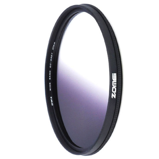 Picture of ZOMEI 52mm Ultra Slim Graduated Gradual Neutral Density Gray Color Lens Filter