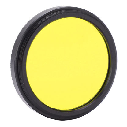 Picture of 37mm Full Color Lens Filter with Storage Box, Red/Green/Blue/Orange/Yellow Filter for SLR Cameras, Colored Filter for Photography, Camera Accessories(Yellow)