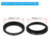 Picture of PATIKIL 28mm-30mm Metal Step Up Ring with Cleaning Cloth, 2 Pack Camera Lens Filter Adapter Ring Aluminum Filter Adapter Ring for Camera Lenses Hood, Black