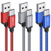 Picture of DDIYYI USB Type C Cable Fast Charging (3-Pack 3ft), USB to USB C Cable Braided Charger Cord for iPhone 16/15, 15/16 Pro, 15/16 Plus,15/16 Pro Max, Samsung Galaxy S24 S23 S10e and More, USBA to USBC