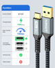 Picture of SUNGUY 10Gbps Android Auto USB C Cable, 1.5FT 3A USB 3.1 Gen 2 Fast Charge & Data Transfer USB C CarPlay Cable, Compatible with iPhone 15/15 Pro Max, Samsung T7, Galaxy S23 S22 Ultra Note 20, SSD