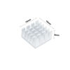 Picture of 20pcs Aluminum Heatsink 0.59x0.59x0.31inch / 15x15x8mm Heat Sink with Thermal Conductive Adhesive Tape for Raspberry pi Electronic Chip RAM IC Radiator Cooler Cooling