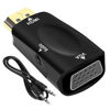 Picture of AIYEEN HDMI to VGA Adapter, 1080p HDMI Male to VGA Female Adapter with 3.5mm Audio Jack Cable Compatible with Monitor, Laptop,Computer, Projector, HDTV, Chromebook and More (Black)