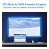 Picture of AIYEEN HDMI to VGA Adapter, 1080p HDMI Male to VGA Female Adapter with 3.5mm Audio Jack Cable Compatible with Monitor, Laptop,Computer, Projector, HDTV, Chromebook and More (Black)