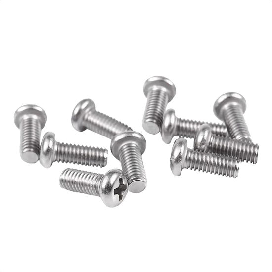 Picture of ALEOED M4 x 10mm Screw for TV Computer LCD Monitor Stand Mounting Phillips Head Screw, Pack of 10