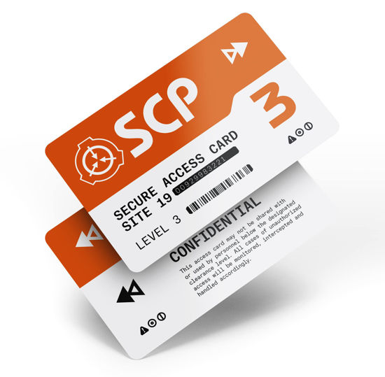 Picture of SCP Foundation Programmable NFC Secure Access Cards (Level 3, Tangerine Orange)