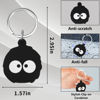Picture of Soft Silicone Case Cover for Airtag with Key Ring, Compatible with Apple Air Tag Holder Keychain for Keys, Luggage, Pets Dog Cat Collar, Backpack, Anti-Lost Protector Holder for AirTag