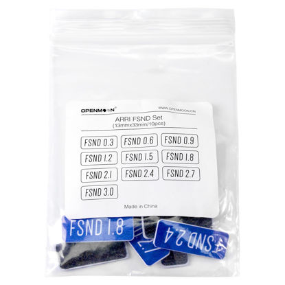 Picture of OPENMOON Filter Tags ARRI FSND Set (13 * 33m/10pcs)