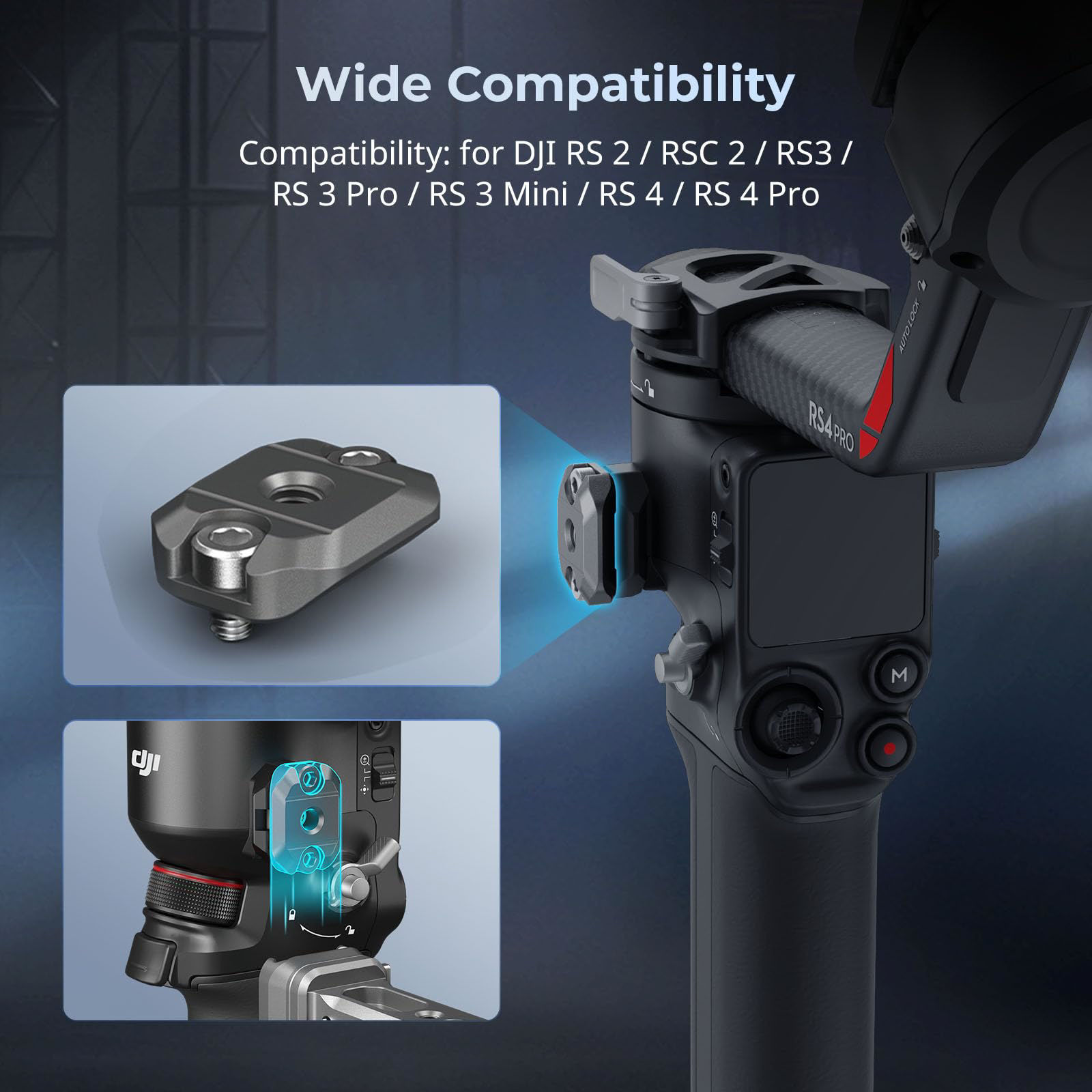 GetUSCart- SMALLRIG HawkLock H21 Quick Release Mini NATO Rail for DJI ...