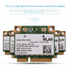 Picture of Laptop WiFi Card, WiFi Dual Band 2.4G/5G Mini PCI E WiFi 300Mbps 802.11AN Laptop Wireless Network Card for Intel 6250AGN&WiMax for DELL ASUS Toshiba