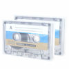 Picture of Sara-u 2Pcs 60 Minutes Standard Cassette Blank Tape Player Empty Magnetic Audio Tape Recording for Speech Music Recording MP3 /DVD