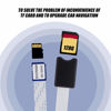 Picture of Portable SD Card Adapter Extension Extender Cable Plug and Play, Install Easy, Stable Signal, Convenient to Use, Durable and Can Be Used for Long Time SD Extension Cable for Car GPS DVD