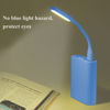 Picture of Soseelnee Mini Flexible Light, Portable USB Led Reading Night Lamp for PC Laptop Computer Notebook Power Bank - 2 Pack (Blue)
