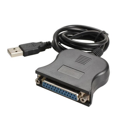 Picture of Mllepjdh USB 2.0 to 25 Pin DB25 Parallel Port Cable IEEE 1284 25pin Parallel Printer Adapter Cord USB to DB25 25Pin Parallel Port Printer Cable Adapter Speed