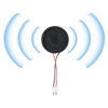 Picture of 6Pcs 8 Ohm 2W Speaker 8ohm Round 28mm Loud Speakers Compatible with Small Loudspeaker Audio MP3 MP4 Player Speaker 2Pin - Black