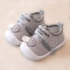 Picture of BEGIMU Baby Squeaky Shoes Toddler Boy Girl Sneakers Anti-Slip First-Walkers Lightweight Little Kid Trainers for Walking Running (A-Grey, 12-18 Months Toddler), JY001 - Size: 12-18 Months Toddler