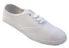 Picture of Shoes 18 Womens Canvas Shoes Lace up Sneakers 18 Colors Available (8.5 B(M) US, White 324) - Size: 8.5