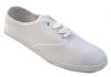 Picture of Shoes 18 Womens Canvas Shoes Lace up Sneakers 18 Colors Available 324 White 6.5 - Size: 6.5