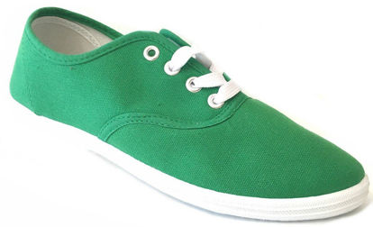 Picture of Shoes 18 Womens Canvas Shoes Lace up Sneakers 18 Colors Available 324 Emerald Green 9 - Size: 9