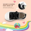 Picture of Toddler Boys and Girls Low Top Canvas Adjustable Strap Sneakers Black - Size: 10 Narrow Toddler