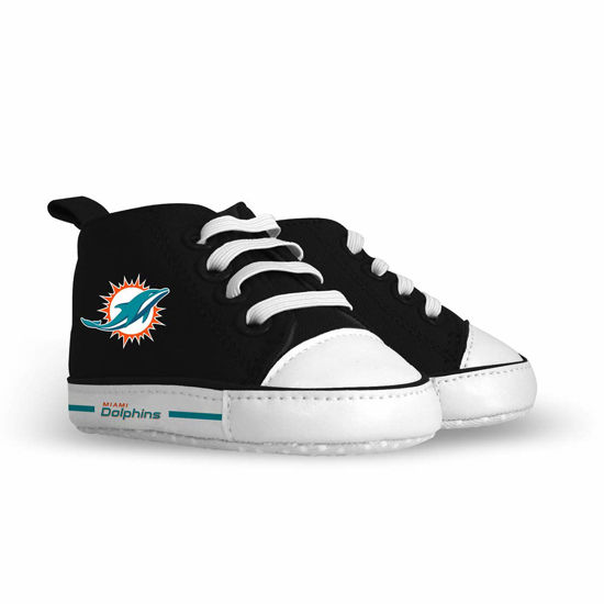 Picture of BabyFanatic Prewalkers - NFL Miami Dolphins - Officially Licensed Baby Shoes Multicolor - Size: 0-6 months