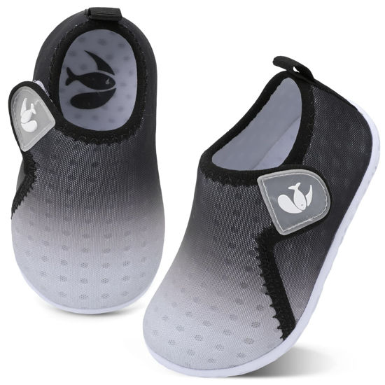 Picture of FEETCITY Infant Water Shoes Boys and Girls Barefoot Aqua Socks Quick Dry Beach Swim Pool Shoes 6-12 Months Infant - Size: 6-12 Months Infant