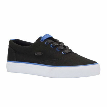 Picture of Lugz Women's Seabrook Fashion Sneaker, Black/Nautical Blue/White, 6.5 M US - Size: 6.5