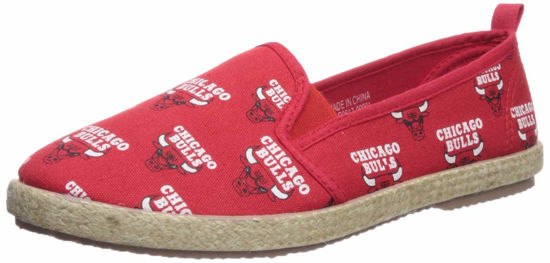 Picture of Chicago Bulls Espadrille Canvas Shoe - Womens Large - Size: Large