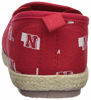 Picture of FOCO Nebraska Espadrille Canvas Shoe - Womens Medium - Size: Medium