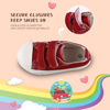 Picture of Toddler Boys and Girls Low Top Canvas Adjustable Strap Sneakers Red - Size: 11 Narrow Toddler