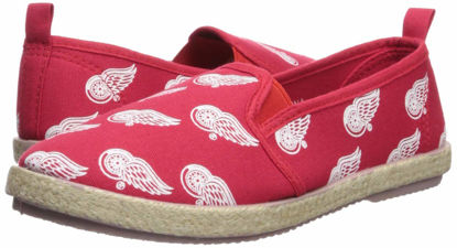 Picture of FOCO Detroit Red Wings Espadrille Canvas Shoe - Womens Medium - Size: Medium