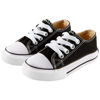Picture of Mvlsoct Boys and Girl Low Top Canvas Kids Lace up Sneakers Black - Size: 10 Narrow Toddler
