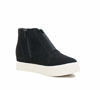 Picture of SODA Pointer - Mid Ankle Platform Sneaker w/Hidden Wedge and Side Zipper (8.5, Black) - Size: 8.5