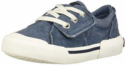 Picture of Sperry Boys' Striper II LTT Retro Jr Sneaker, Blue, 070 Medium US Toddler - Size: 7 Toddler