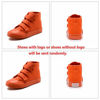Picture of Boy's Girl's High-Top Casual Strap Canvas Sneakers, Orange, Little Kid, Size 11 - Size: 11 Narrow Little Kid