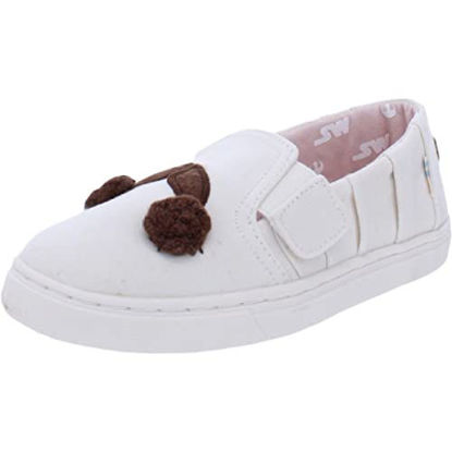 Picture of TOMS x Star Wars Natural Princess Leia Print Jer Tiny Luca Slip-on 10014524 (Size: 8) - Size: 8