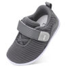 Picture of L-RUN Kids Barefoot Shoes Girls Boys Kids Lightwight Breathable Athletic Sport Sneakers Grey 5.5-6 Toddler - Size: 5.5-6 Toddler