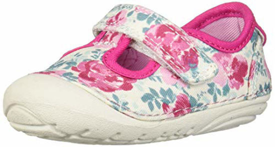 Picture of Stride Rite Girls Soft Motion Hanna T-Strap Sneaker, Floral, 4 M US Toddler - Size: 4 Toddler